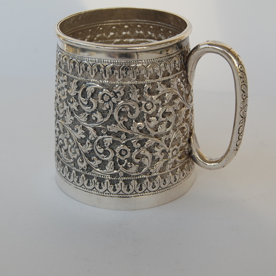 Twenties Indian Silver Mug