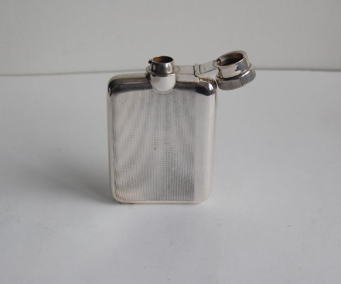 George VI silver Hip Flask