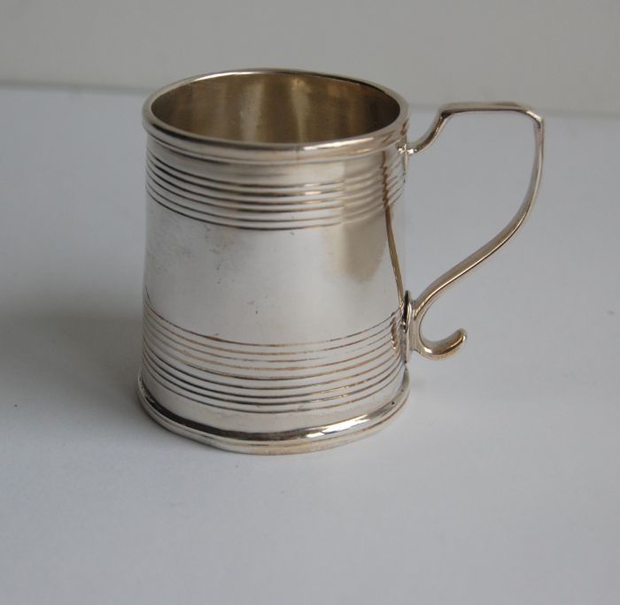 Georgian Colonial Silver Christening Mug