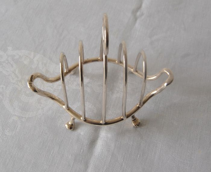 Edward VIII silver Toast Rack