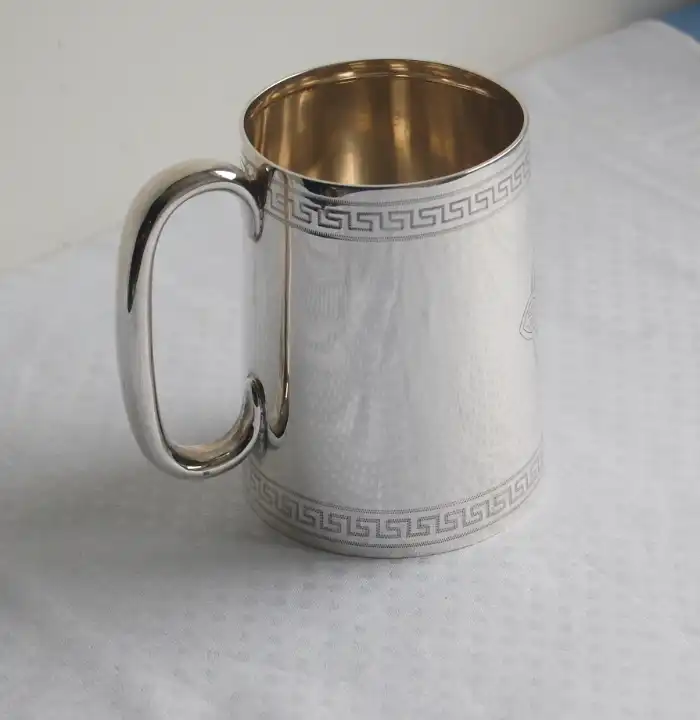 Victorian Silver Pint Tankard