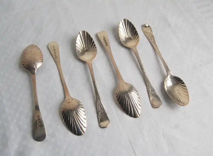 William IV Set of Six Silver Teaspoons