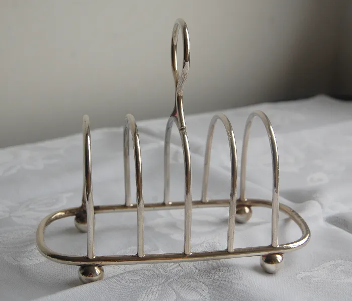 Victorian Irish Silver Toast Rack