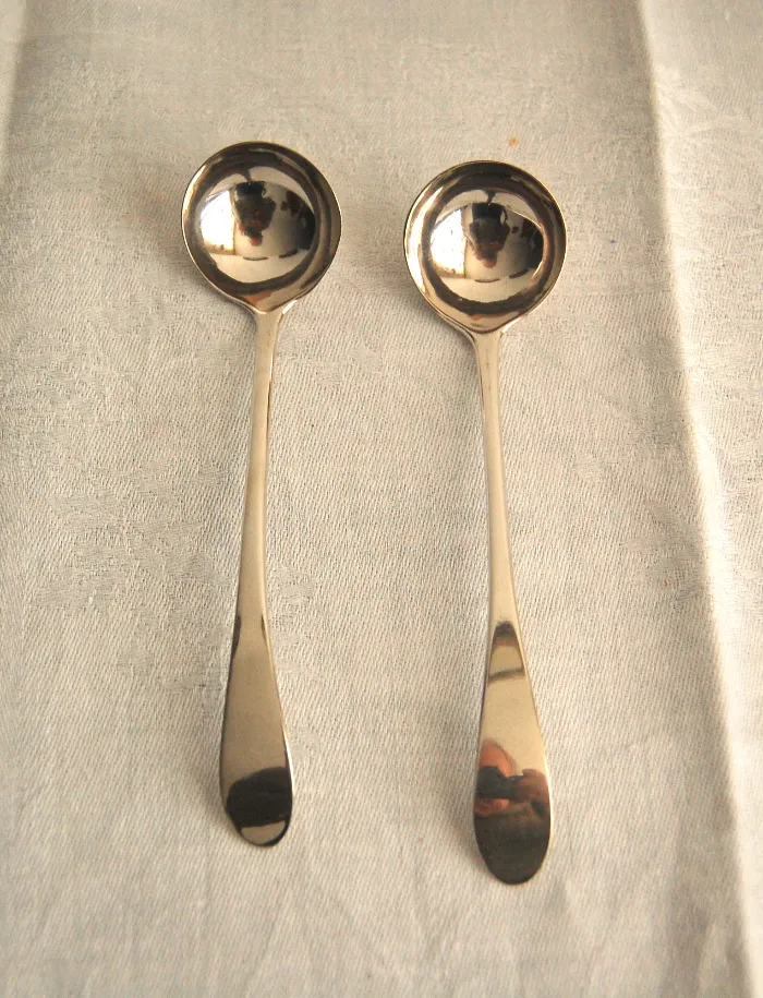 Georgian Scottish Pair Silver Toddy Ladles